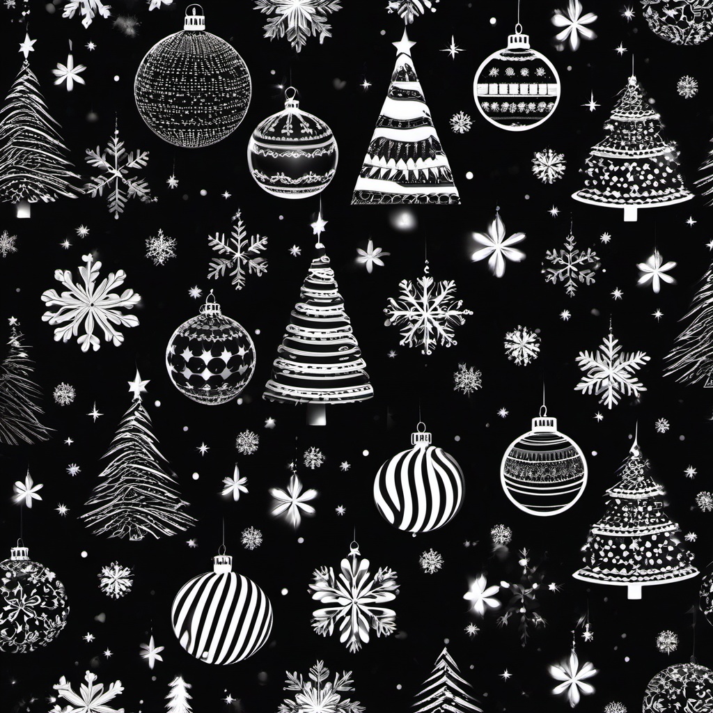 Christmas Background Wallpaper - christmas black and white background  