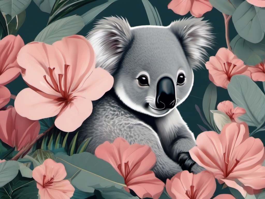 aesthetic koala wallpaper  ,desktop background wallpaper