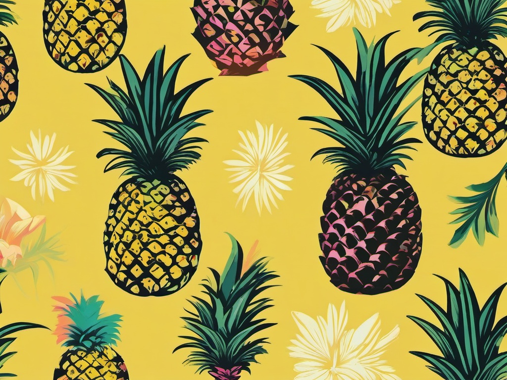 pineapple wallpaper cute  ,desktop background wallpaper