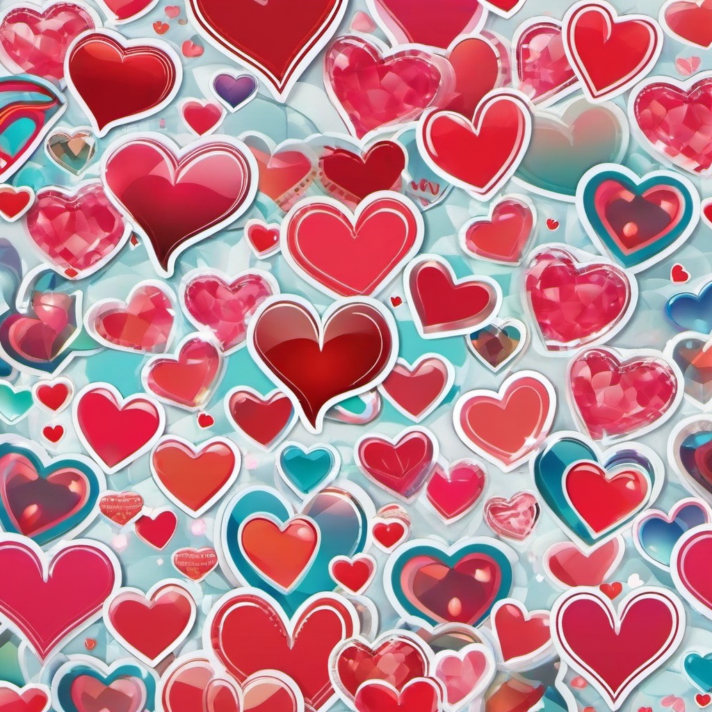 Heart Background Wallpaper - heart sticker transparent background  