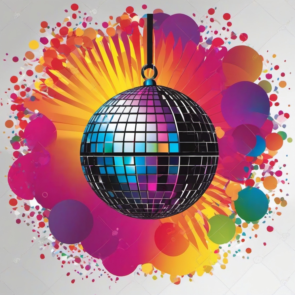 Disco Ball clipart - festive disco ball display  vector clipart