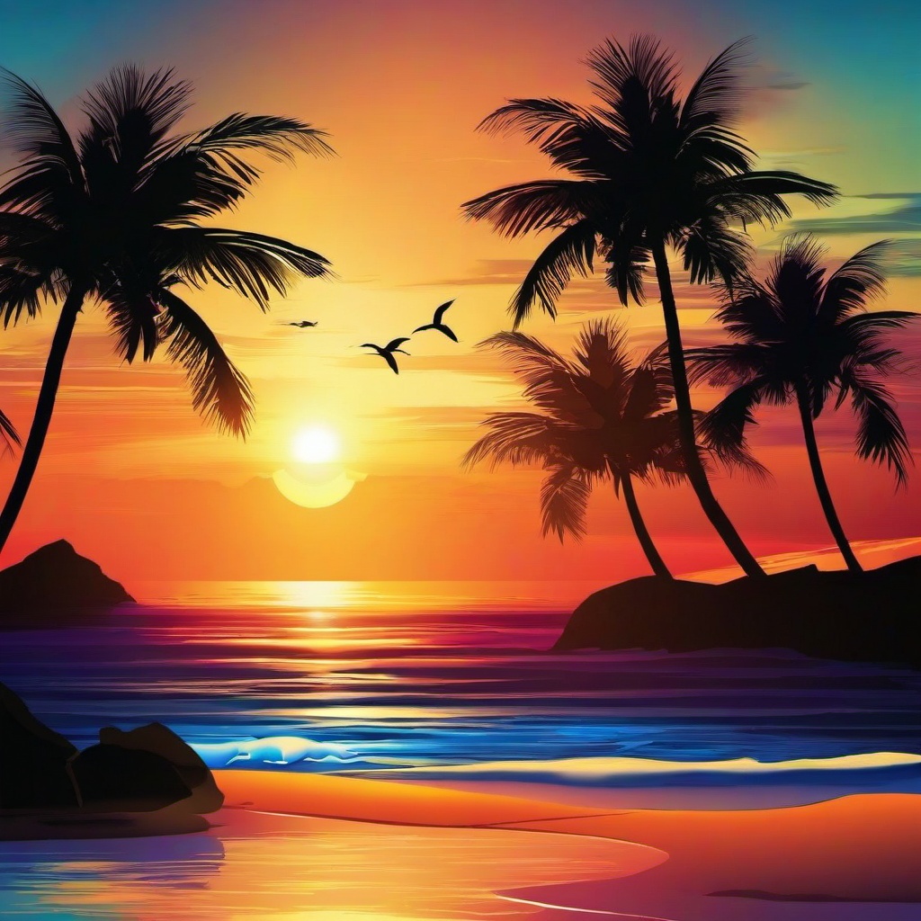 Beach Background Wallpaper - wallpaper iphone beach sunset  