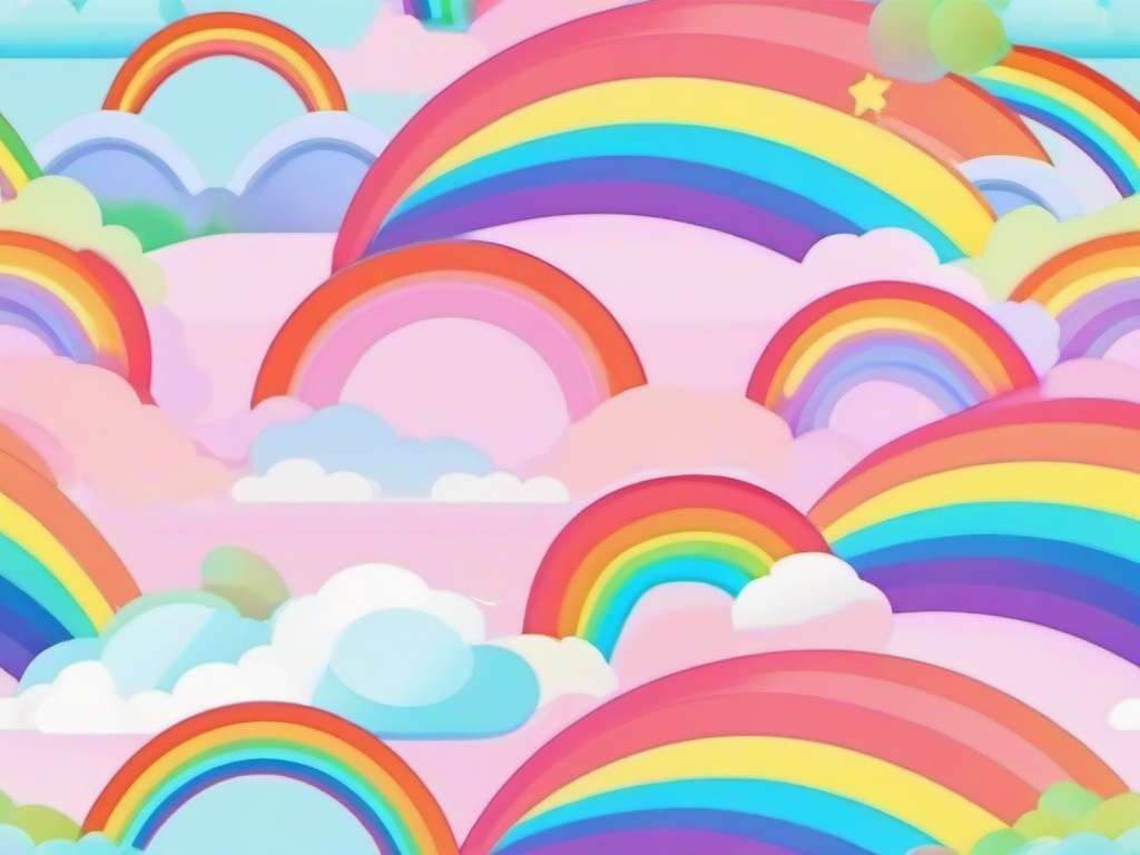 Cute Rainbow Wallpaper Pastel  