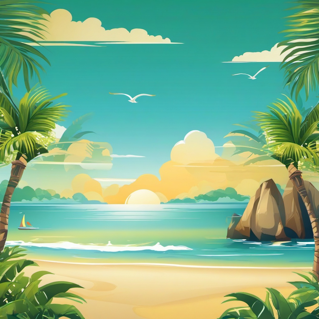 Beach Background Wallpaper - beach vacation background  