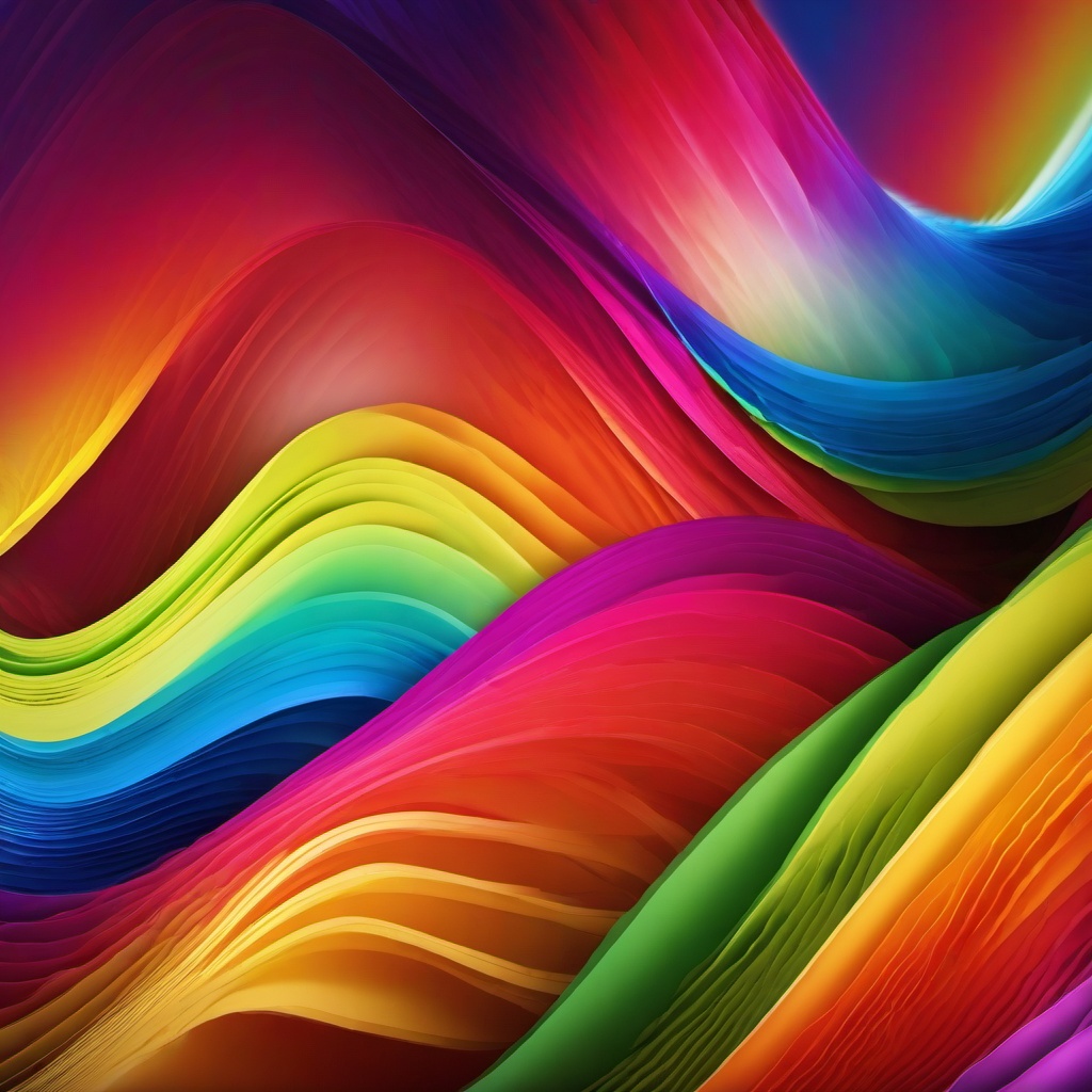 Rainbow Background Wallpaper - rainbow wave background  