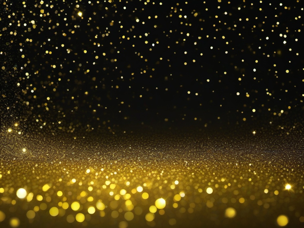 Glitter Yellow Background  