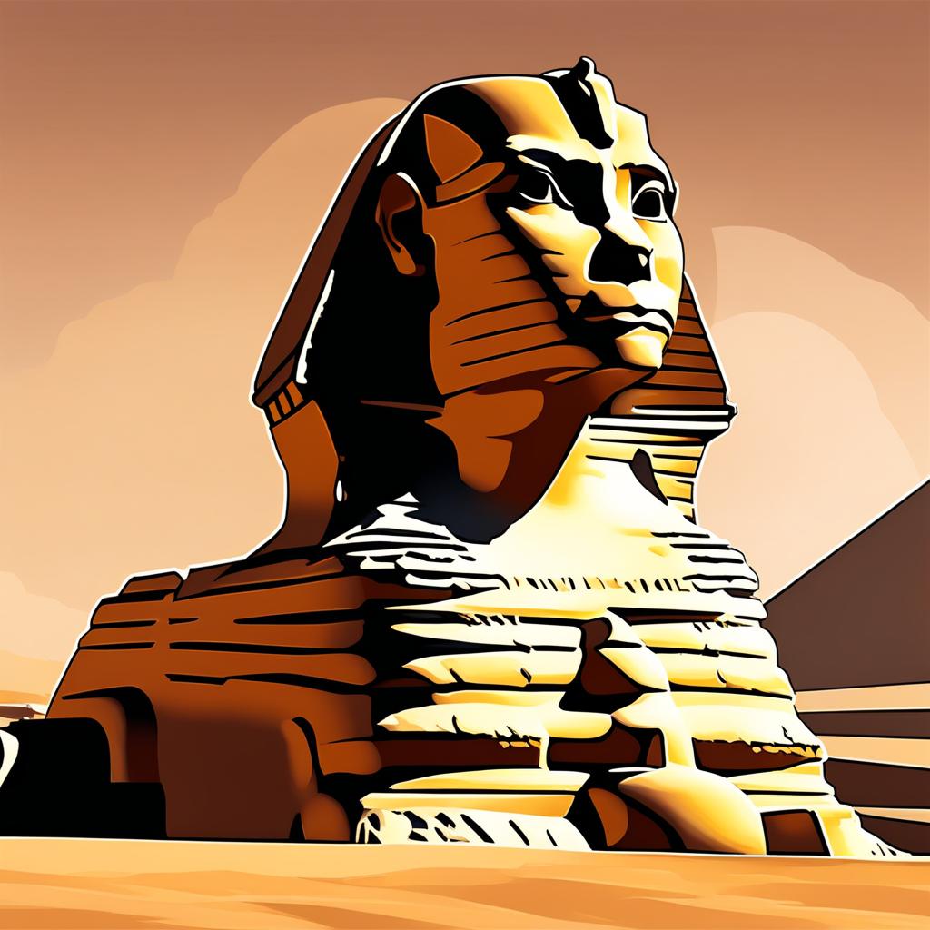 great sphinx of giza - reveal the enigmatic great sphinx of giza, guardian of the pyramids. 