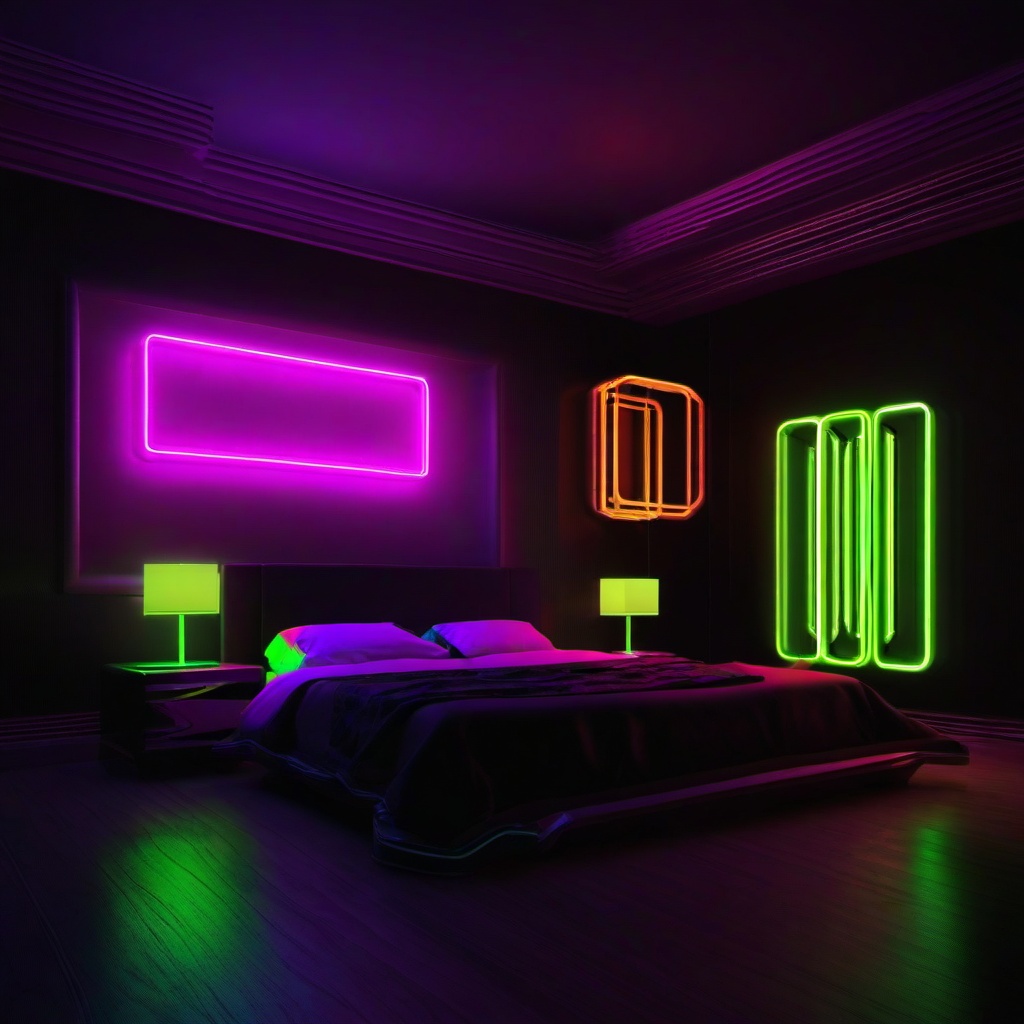 Neon Background Wallpaper - neon bedroom background  