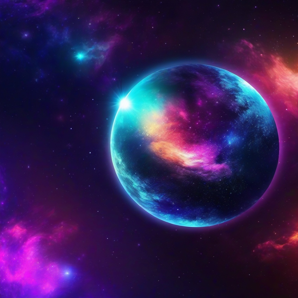 Galaxy Background Wallpaper - neon galaxy moon wallpaper  