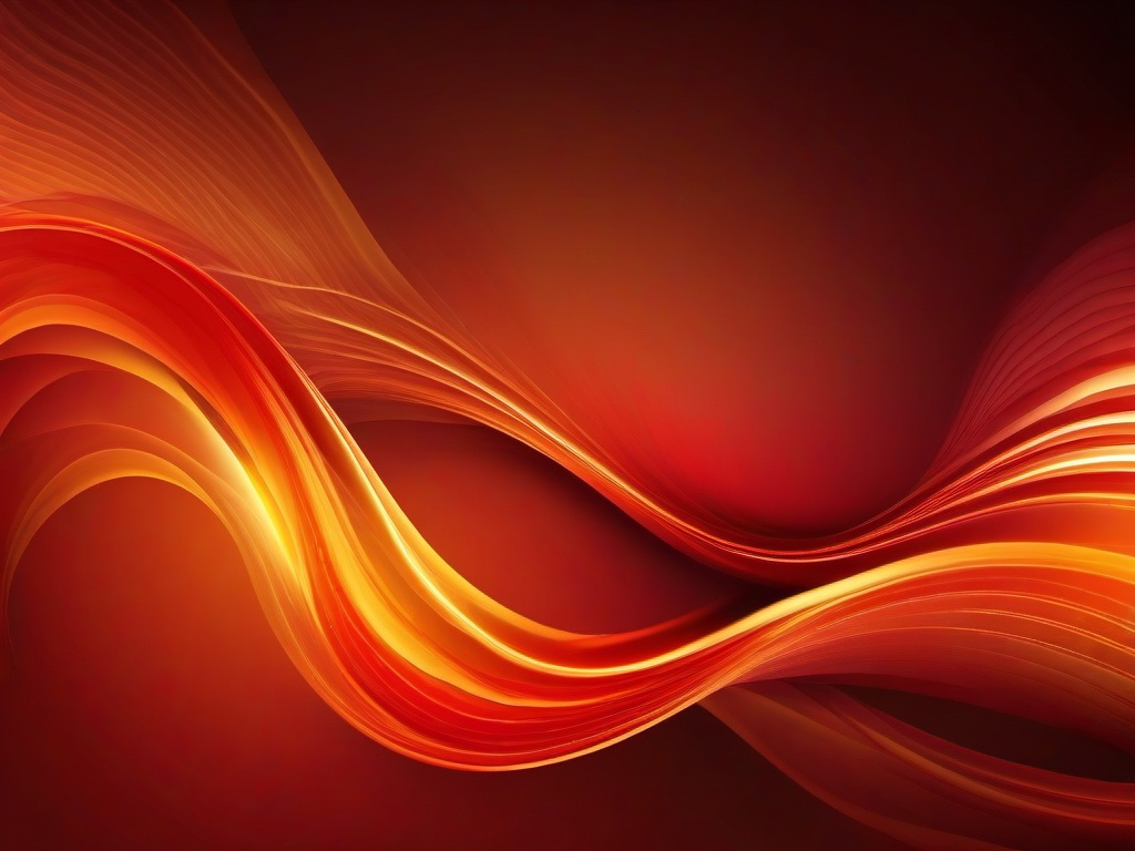 Fire Wallpaper - Abstract swirls of red and orange fire  sunset background