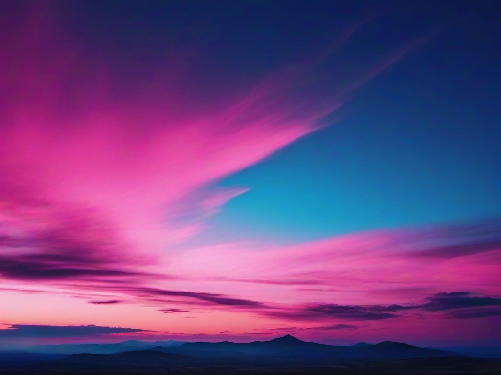 Blue And Pink Sky Wallpaper  ,desktop background wallpaper