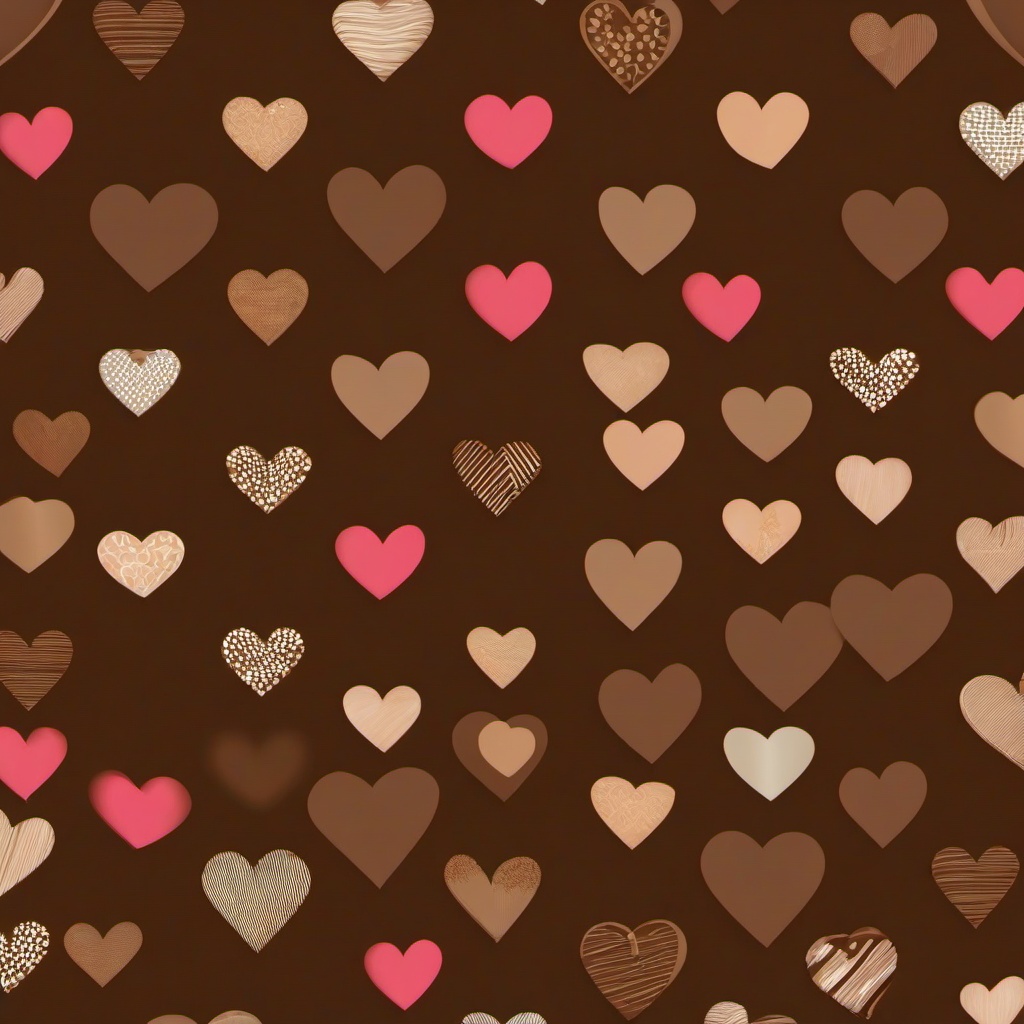 Heart Background Wallpaper - brown background heart  