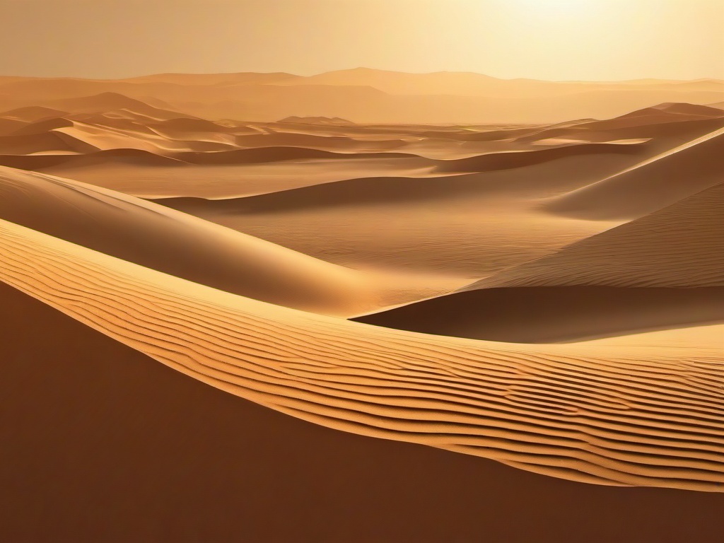 Tan Background - Sandy Desert Dunes and Oasis in a Futuristic Digital Desert Serenity  intricate patterns, splash art, wallpaper art