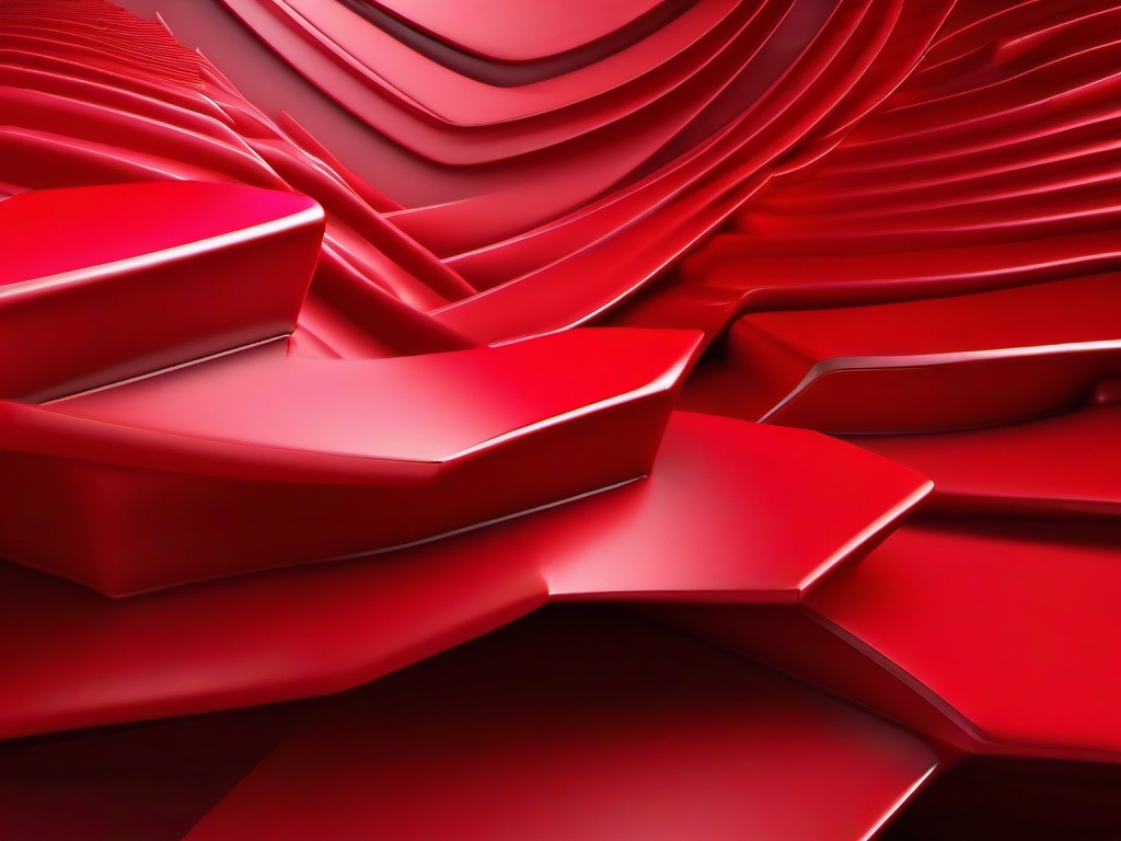 3D Red Background - Dynamic red with 3D effect.  background wallpaper