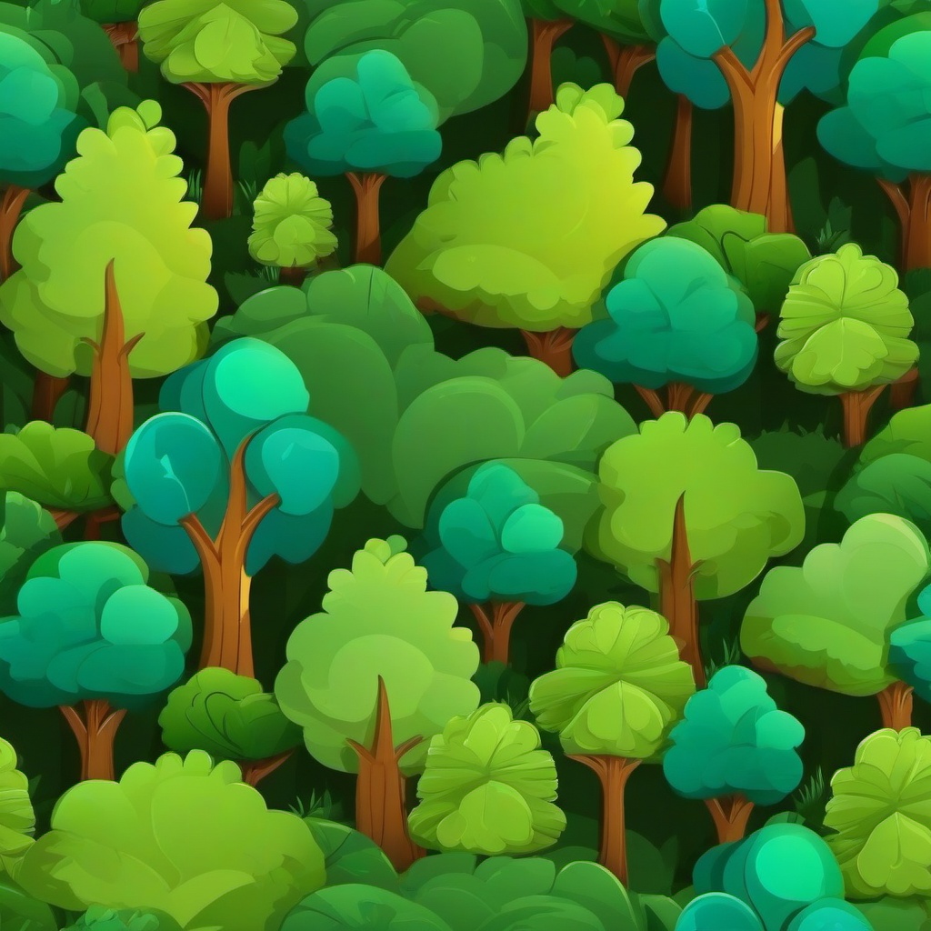 Forest Background Wallpaper - cartoon forest backdrop  