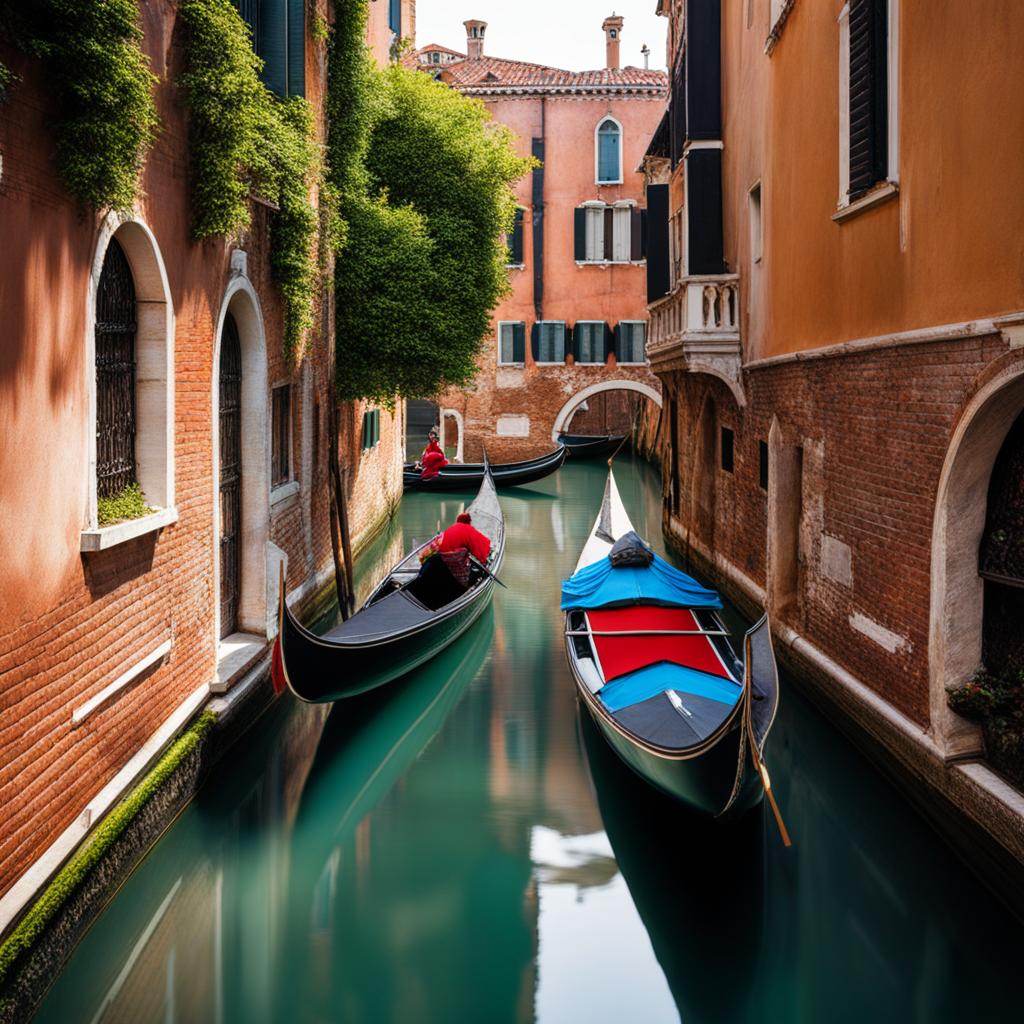 venice canals - embrace the picturesque canals of venice, italy, with gondolas gliding along the waterways. 