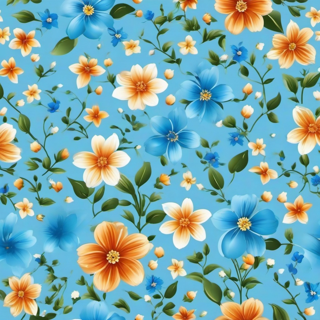 Flower Background Wallpaper - blue flower background  