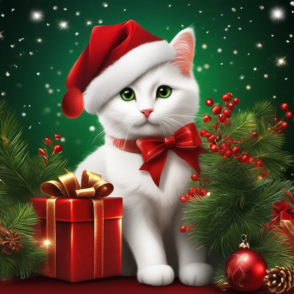 Christmas Background Wallpaper - christmas cat wallpaper iphone  