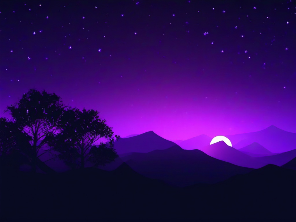 Midnight Purple Wallpaper  ,desktop background wallpaper