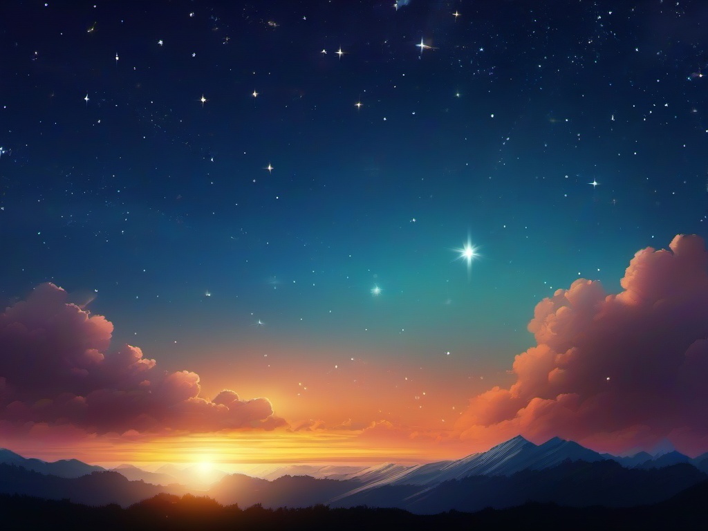 Sky And Star Wallpaper  ,desktop background wallpaper