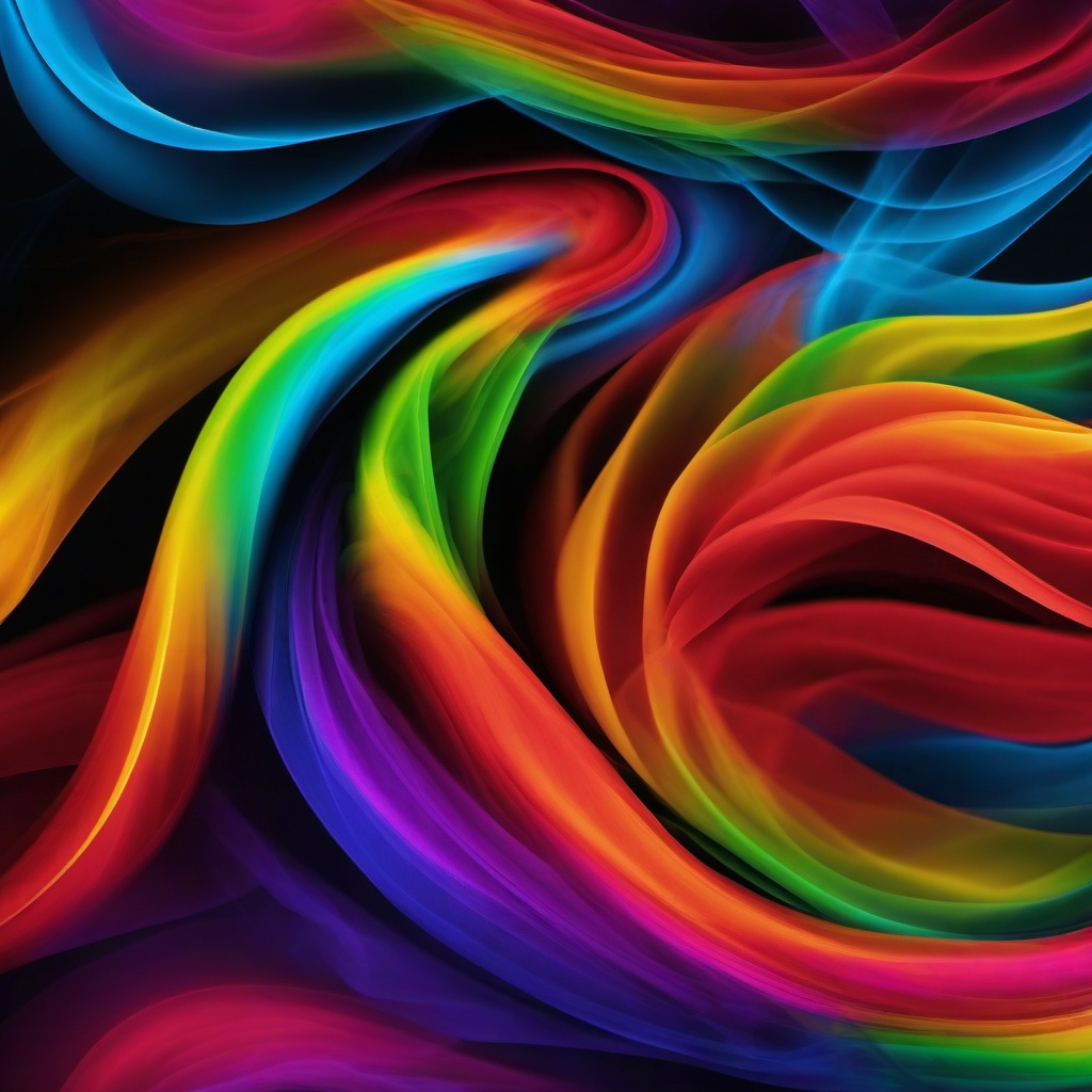 Smoke Background - rainbow smoke background  