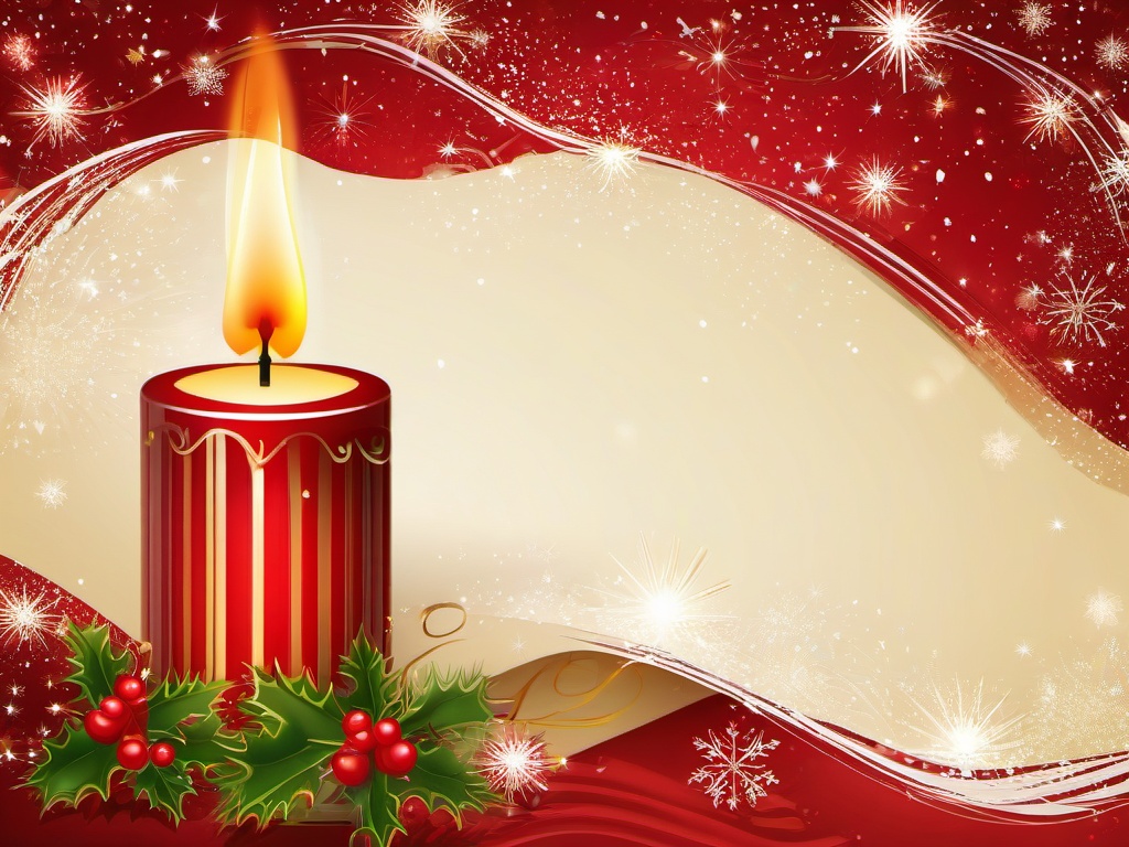 Christmas Candle Background  