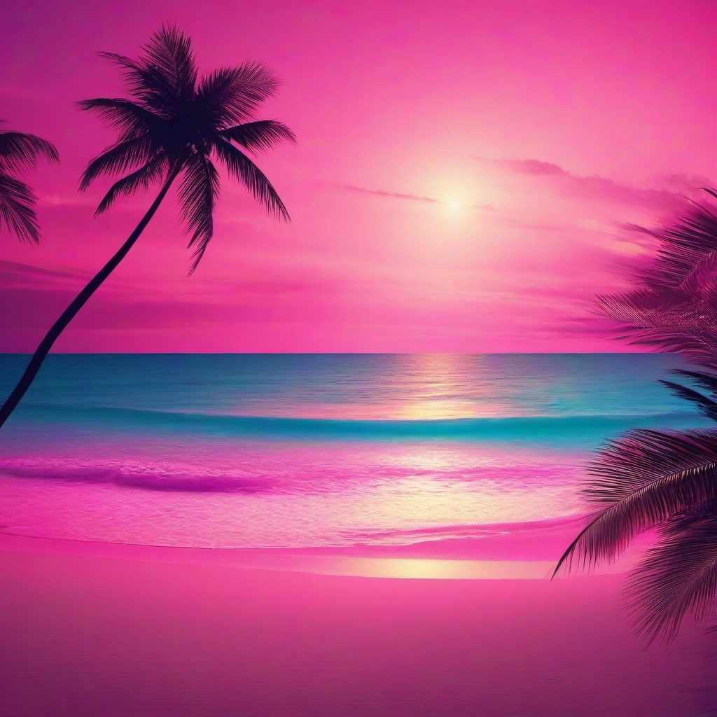 Beach Background Wallpaper - beach pink wallpaper  