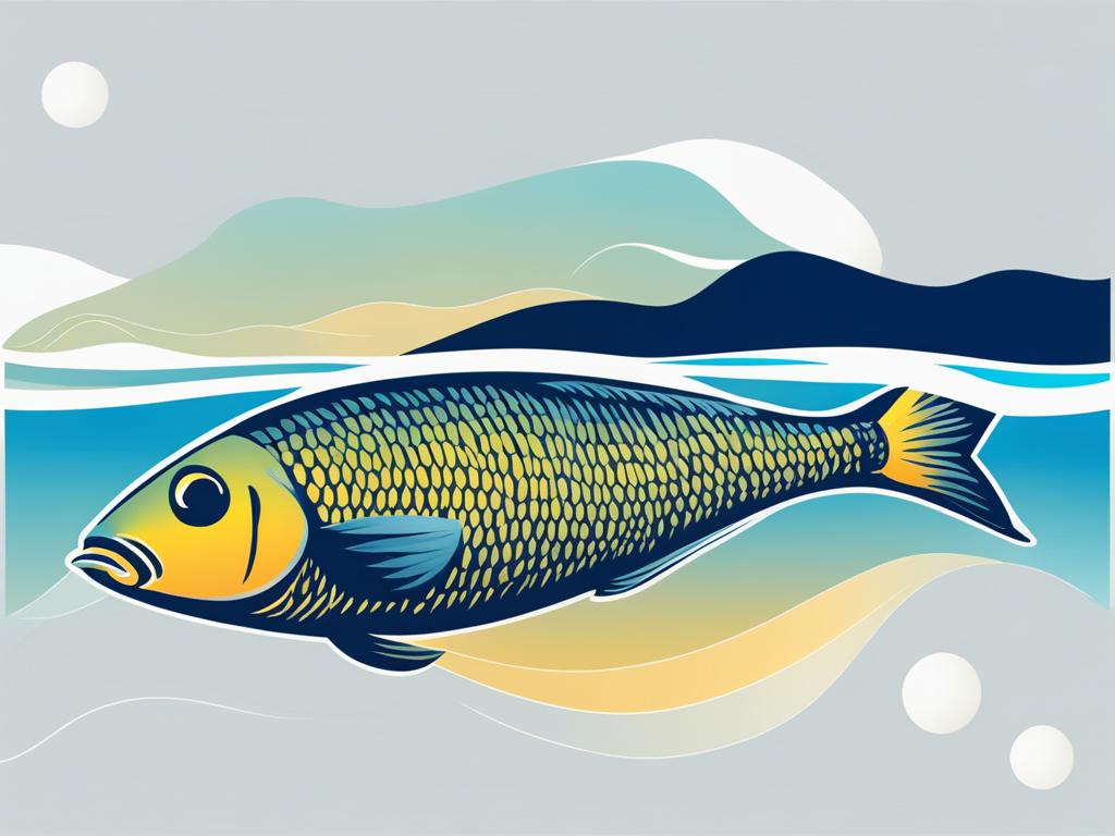 fish clipart - swimming gracefully in clear waters. 