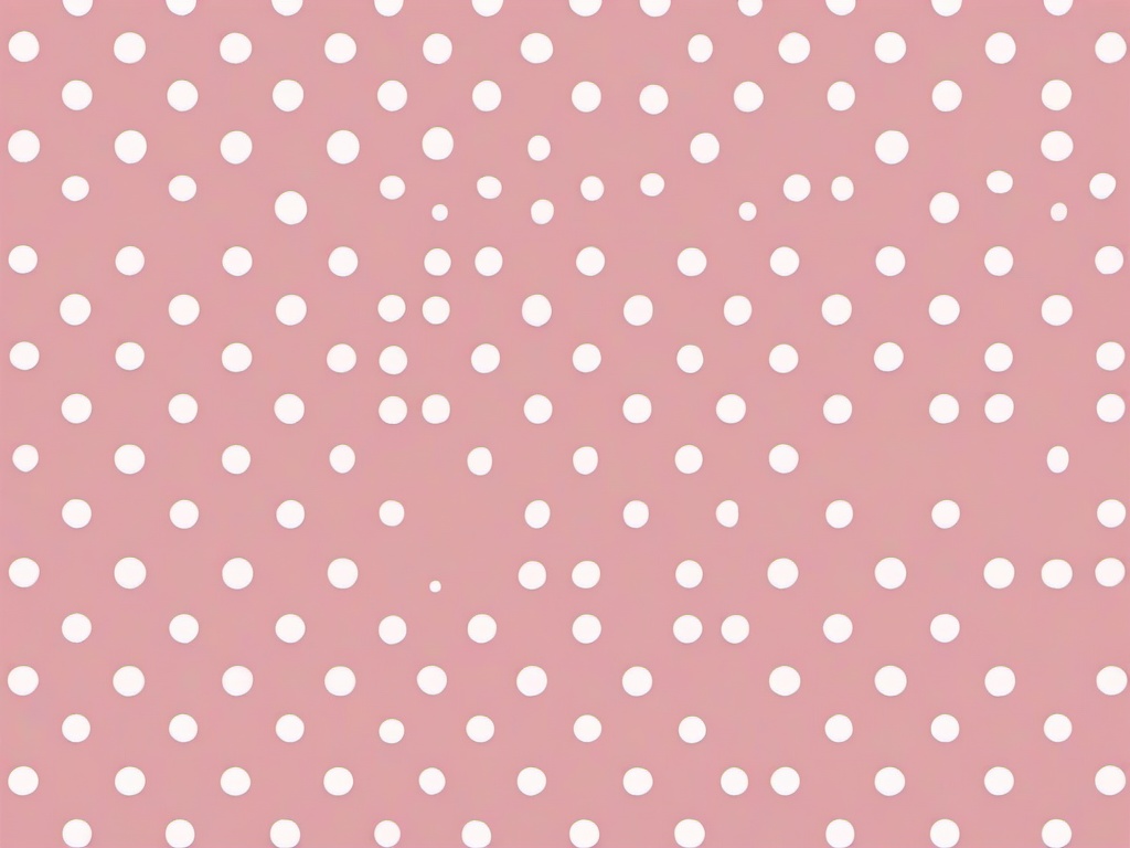 Pink Background With Polka Dots-Light pink with white polka dots for a cute, vintage-inspired look  background wallpaper