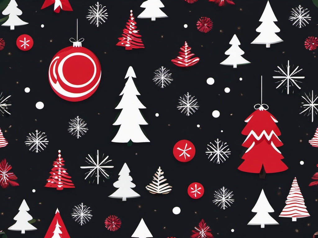 Cute Simple Christmas Background  