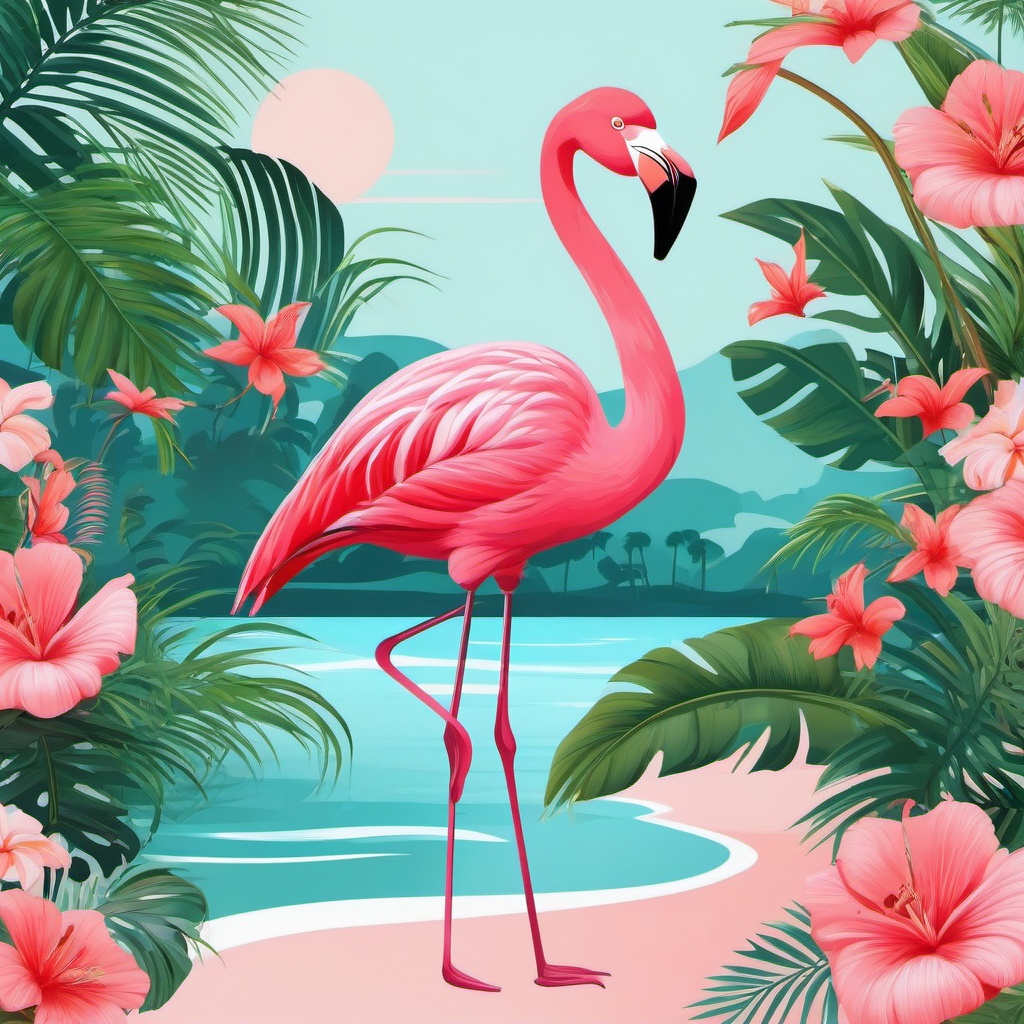 Flamingo  clipart