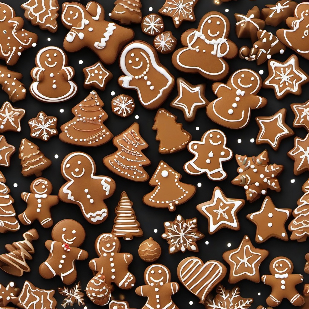 Christmas Background Wallpaper - gingerbread photo backdrop  