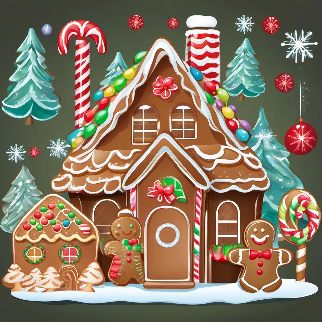 Gingerbread House  clipart