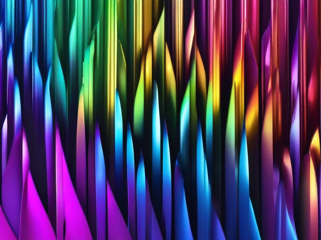 Rainbow Iridescent Background  