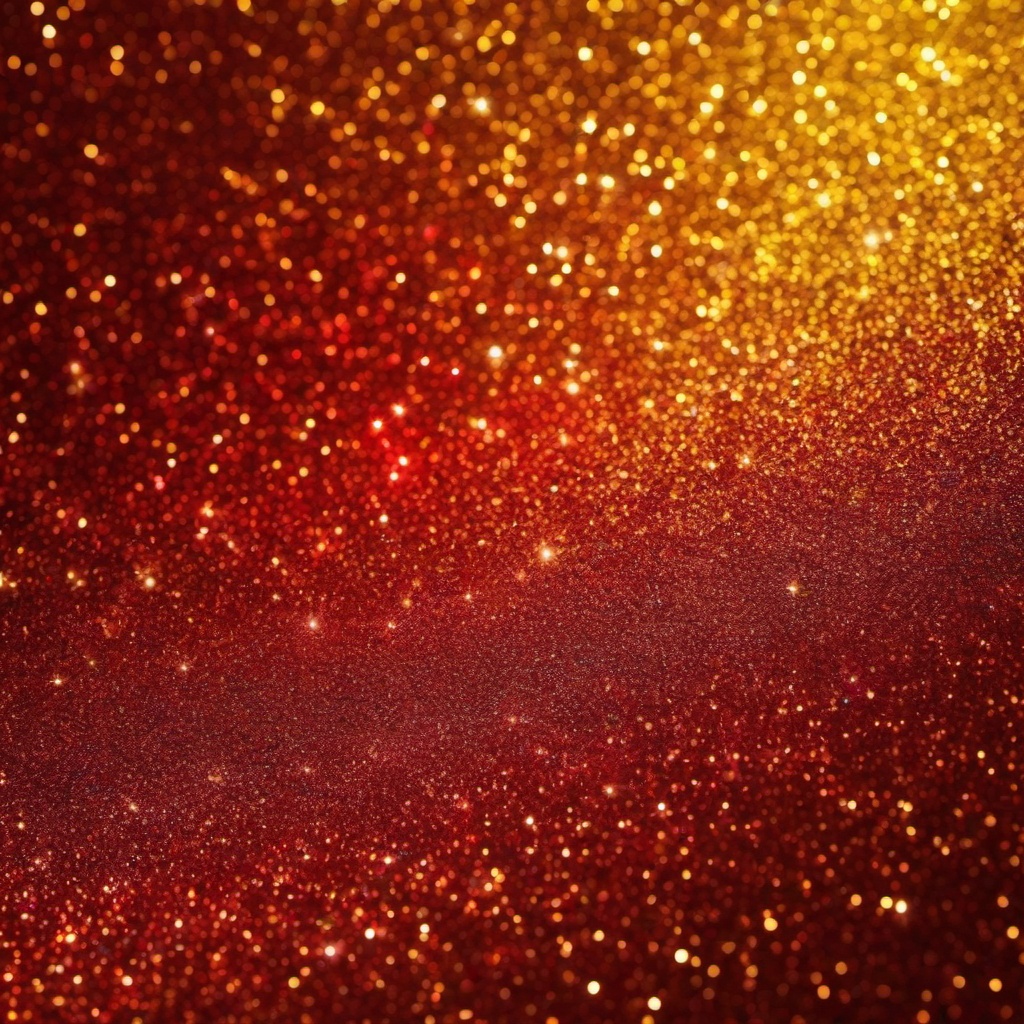 Glitter background - red and yellow glitter background  