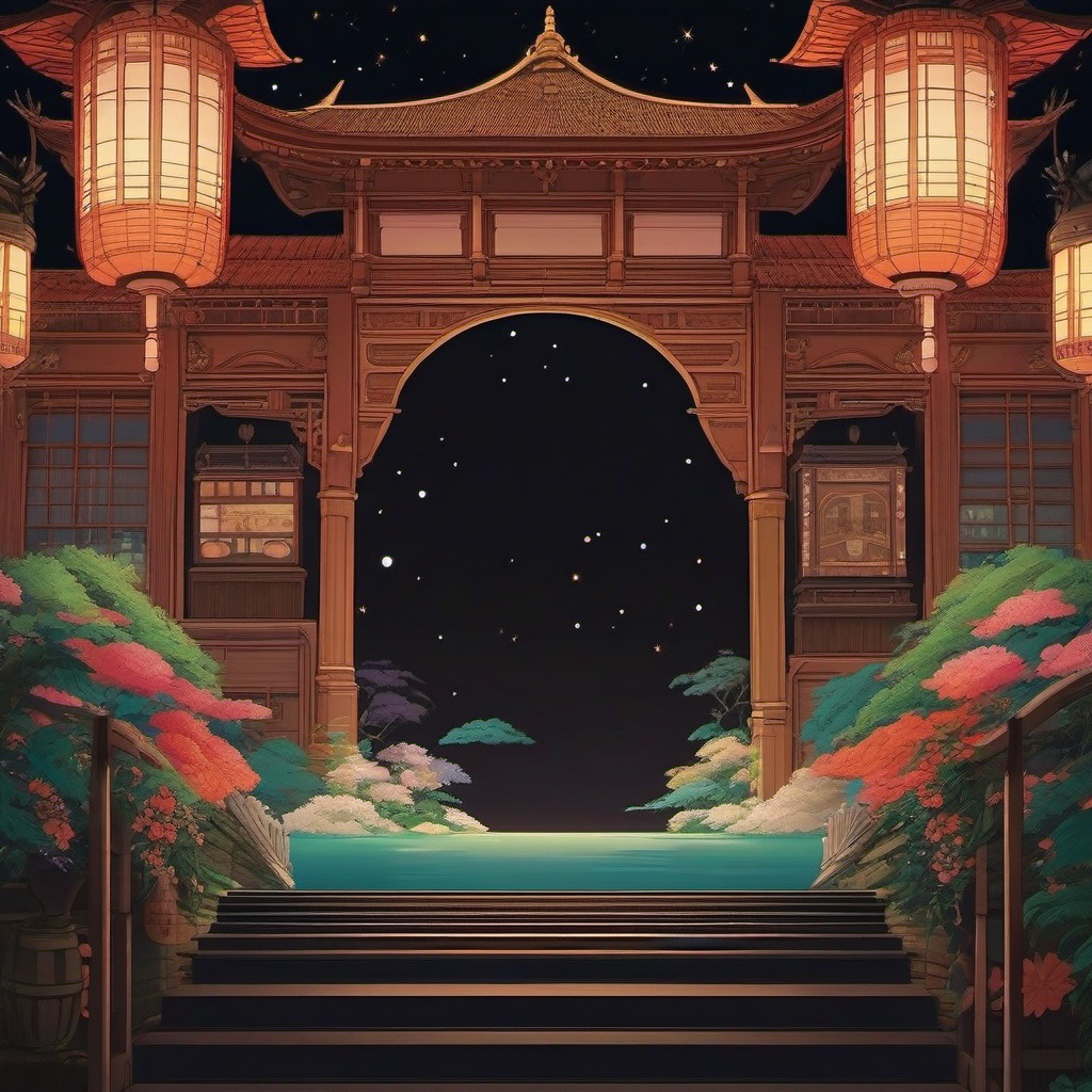 Studio Ghibli Wallpaper - Spirited Away in the Enchanting Studio Ghibli Universe wallpaper, abstract art style, patterns, intricate