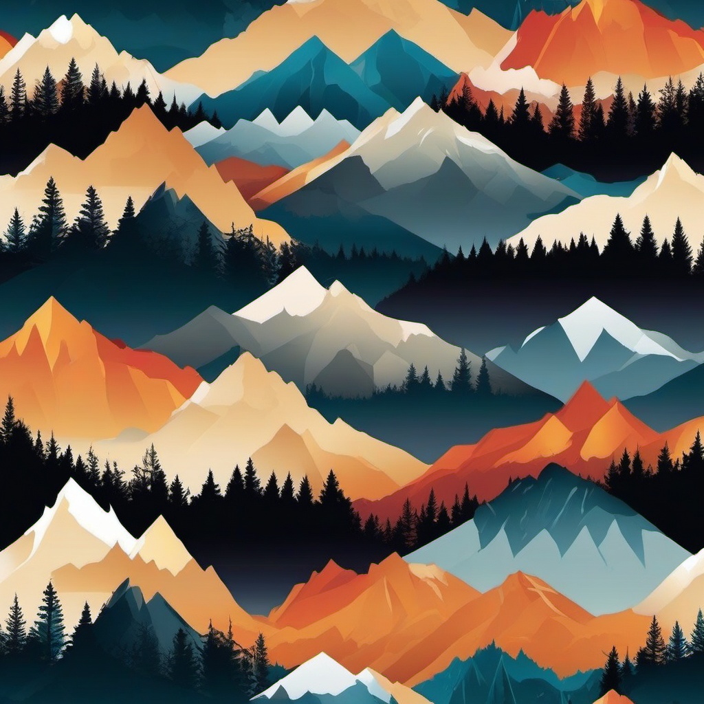 Mountain Wallpaper - Ascend to the magnificent peaks of the Rocky Mountains, offering majestic mountain landscapes that inspire awe and admiration.  intricate patterns, splash art, wallpaper art