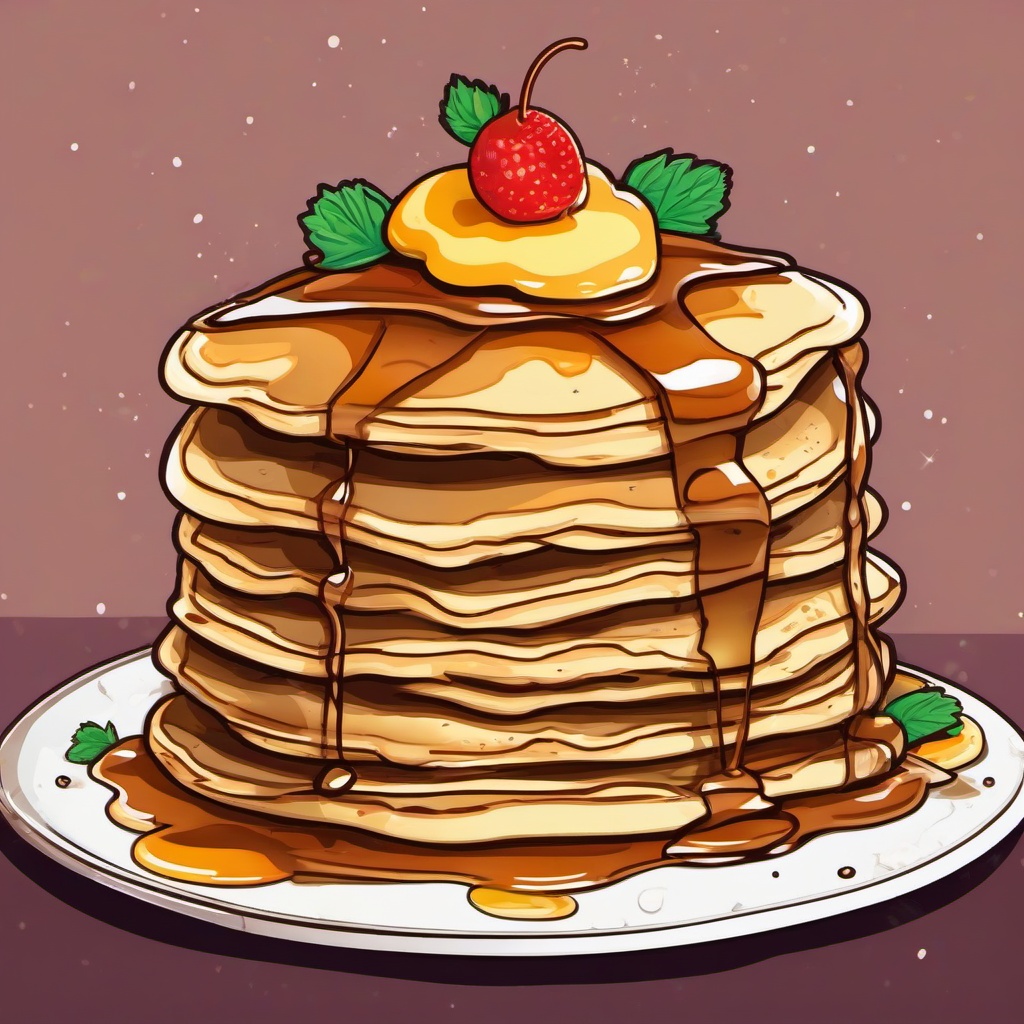 Pancake  , vector illustration, clipart