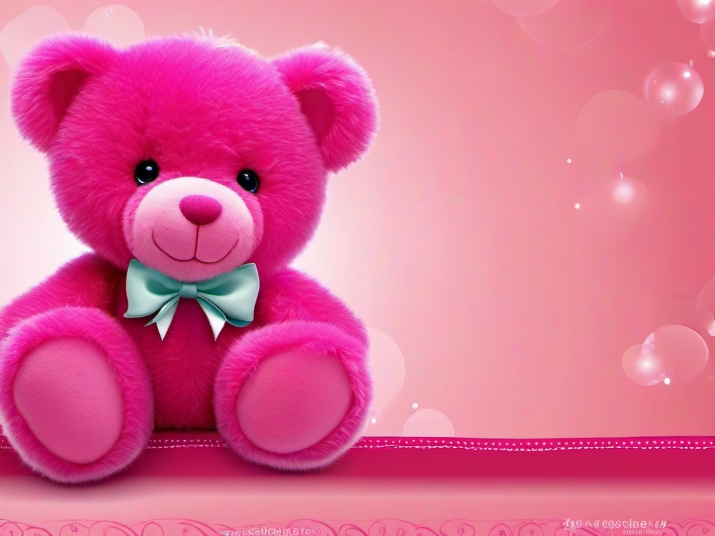 cute pink teddy bear wallpapers for mobile  ,desktop background wallpaper