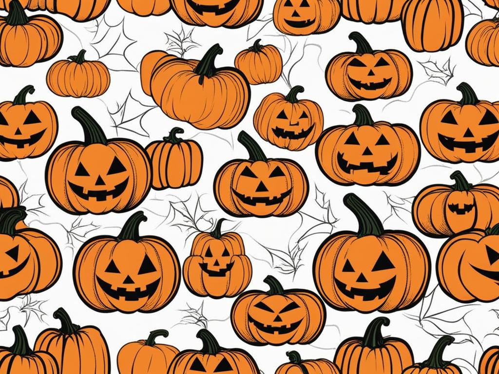 pumpkin clipart,carving wickedly grinning jack-o'-lanterns 