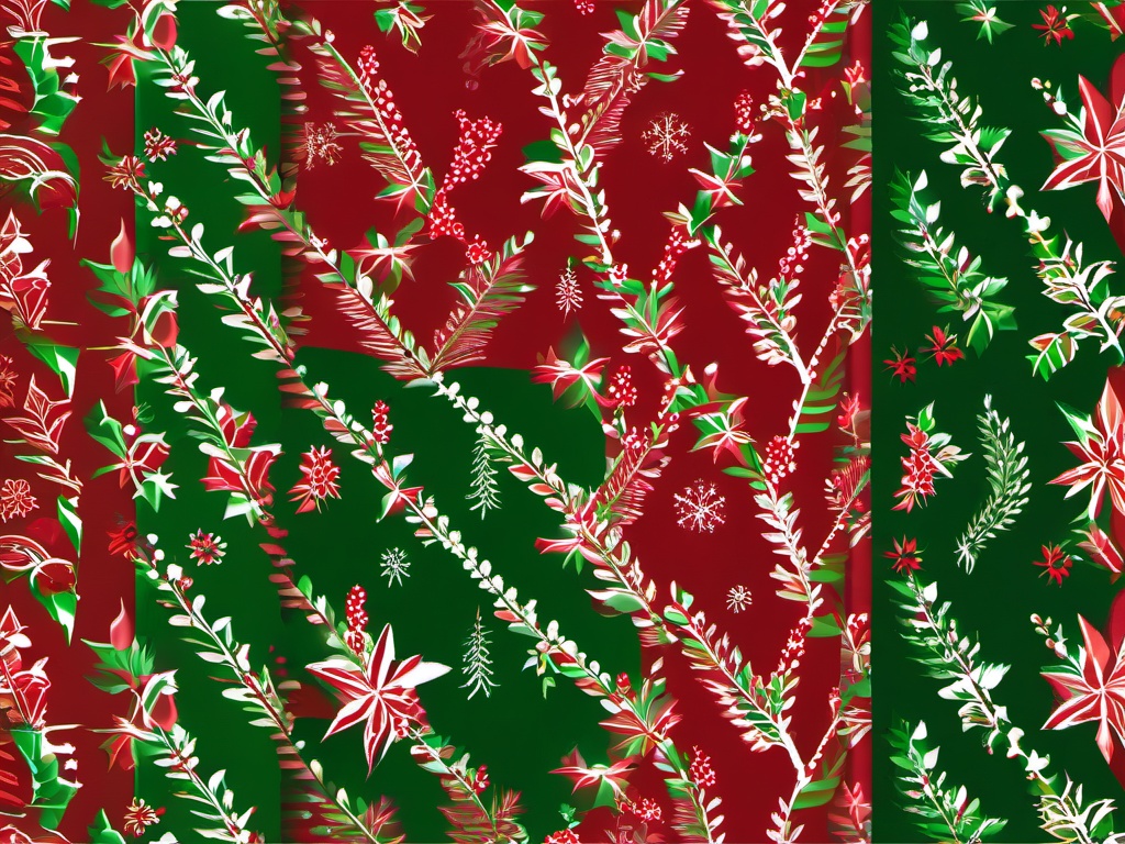 Red & Green Background - Holiday-themed red and green combination.  background wallpaper