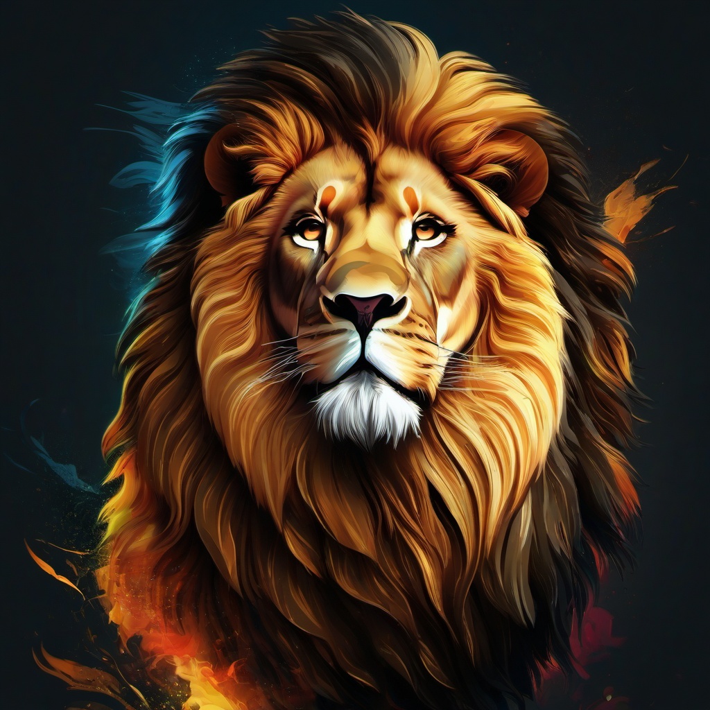 Lion Background Wallpaper - lion art background  