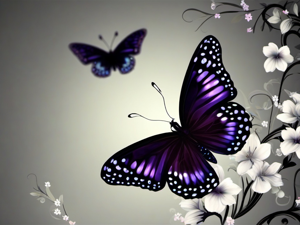 Darkness Black Butterfly Wallpaper  ,desktop background wallpaper