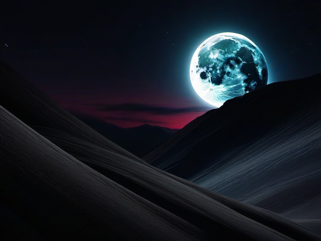 Beautiful Dark Moon Wallpaper  ,desktop background wallpaper