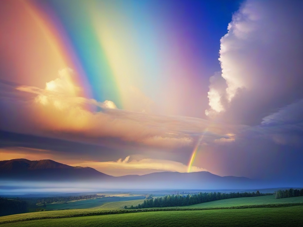 Cloud Rainbow Wallpaper  