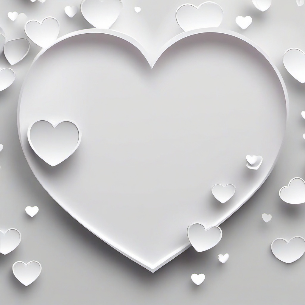 Heart Background Wallpaper - white heart wallpaper aesthetic  