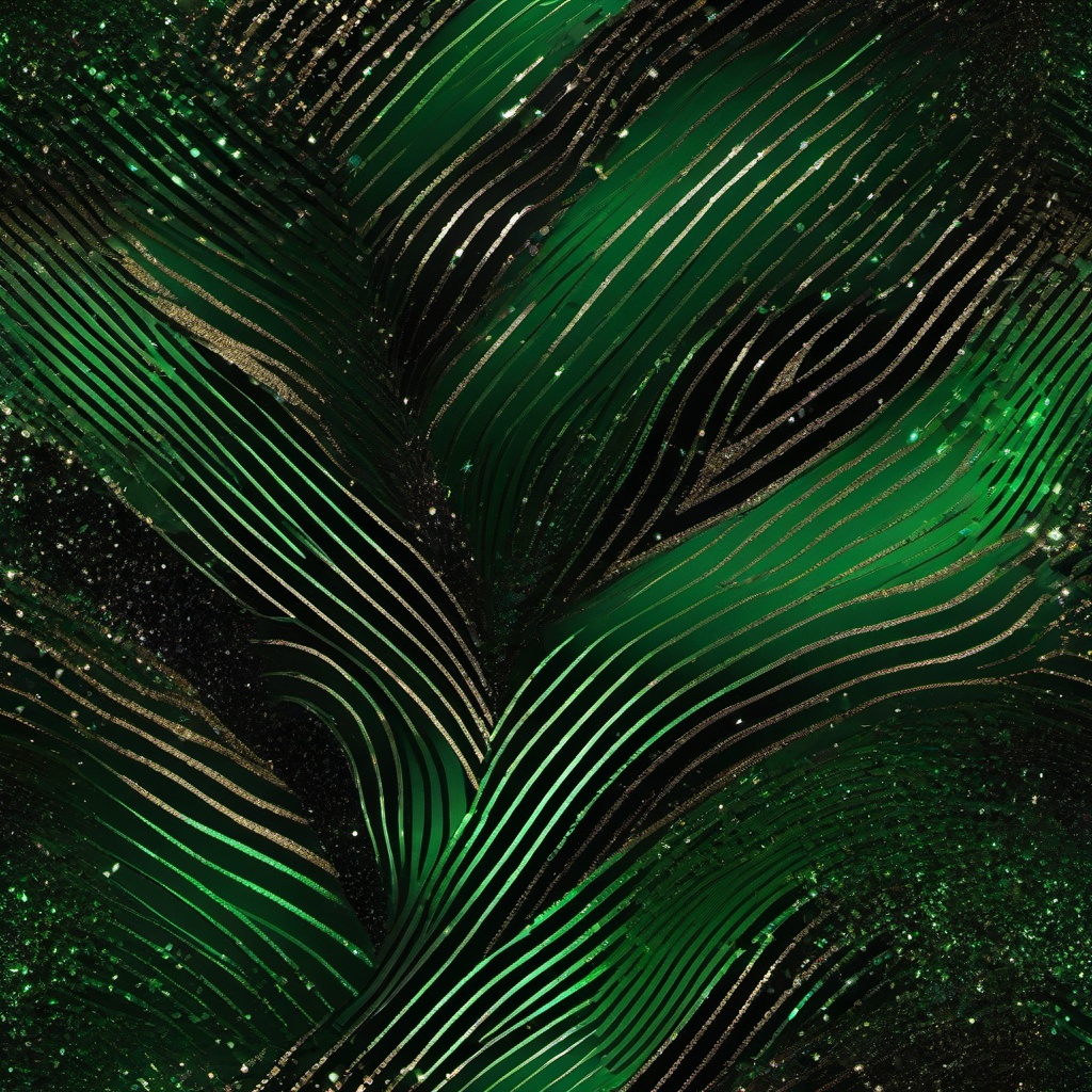 Glitter background - green and black glitter background  