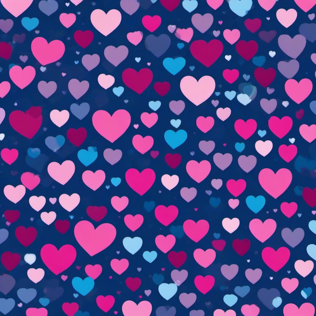 Heart Background Wallpaper - blue and pink hearts background  