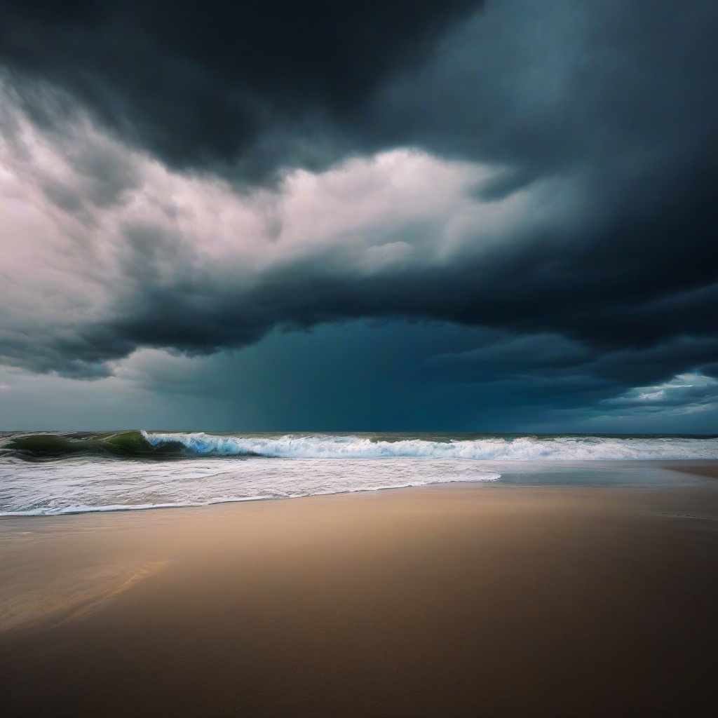 Beach background - stormy beach wallpaper  