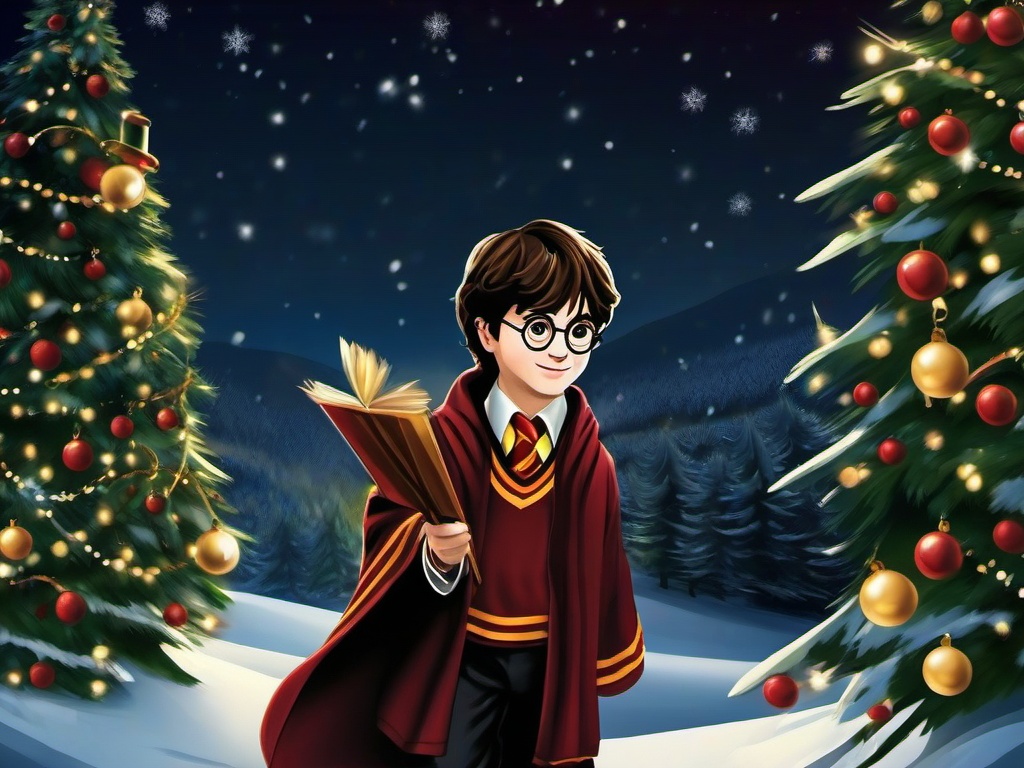 Christmas Harry Potter Wallpaper  